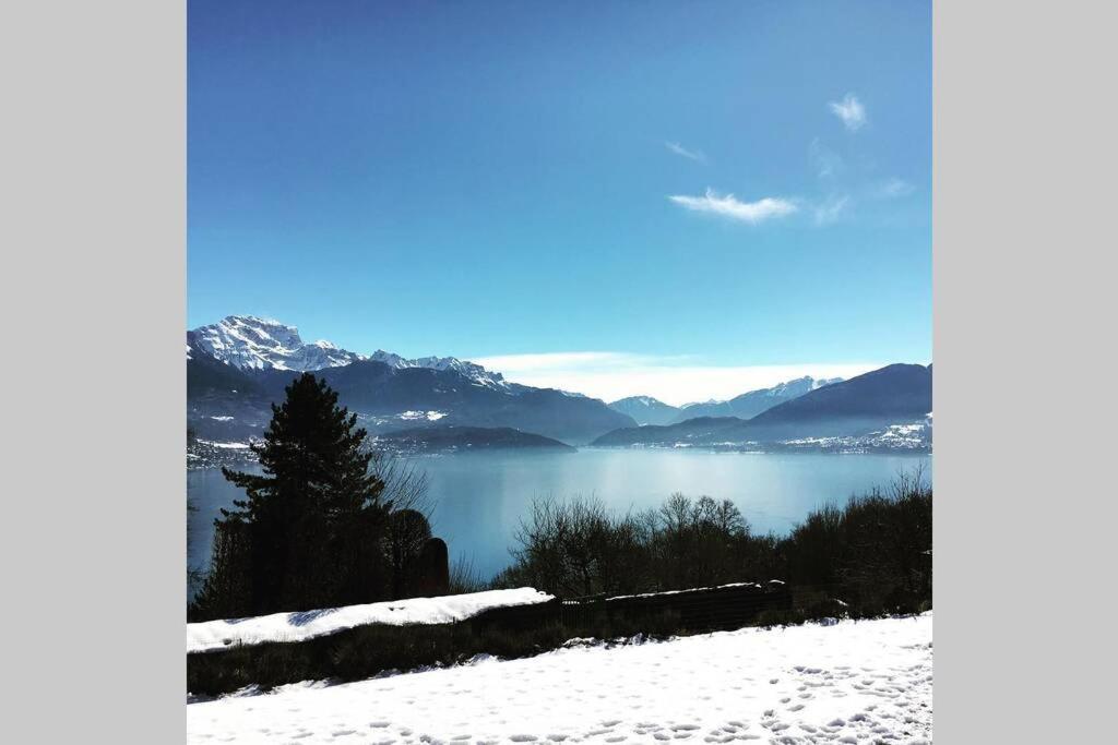Apt Calme Vue Lac - 2 Chambres - Sauna Annecy Ngoại thất bức ảnh