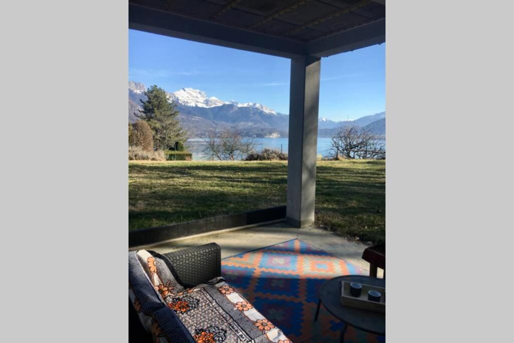 Apt Calme Vue Lac - 2 Chambres - Sauna Annecy Ngoại thất bức ảnh