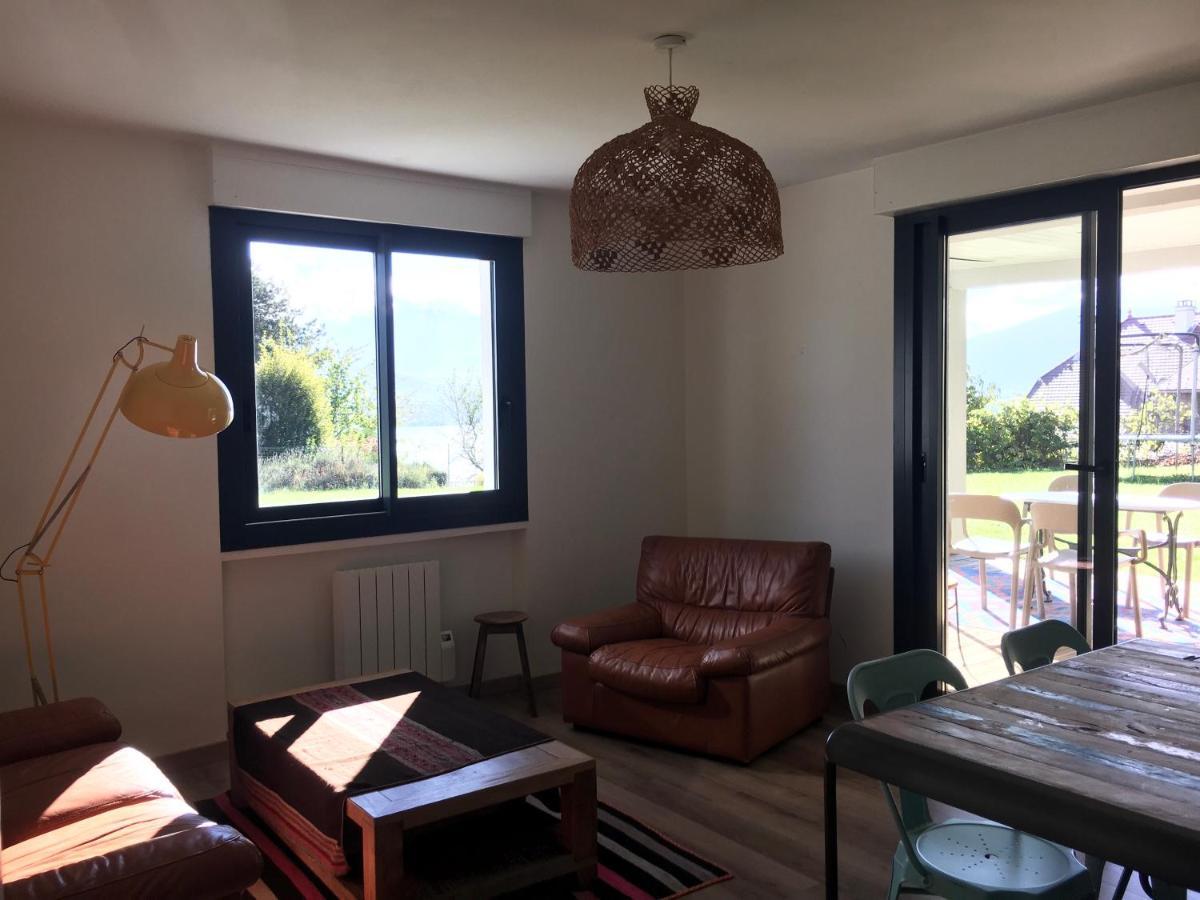 Apt Calme Vue Lac - 2 Chambres - Sauna Annecy Ngoại thất bức ảnh